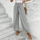 thumbnail image 4 of WILLBEST Pantalones Casuales de Mujer, Culotte de Pierna Ancha con Diseño Floral y Abertura Lateral para Un Uso Diario Cómodo. Chica, 4 of 6