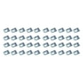 thumbnail image 2 of relayinert 100bag Mudguard Metal Clips - Effortlessly Vehicles Fittings Metal Is Firm And Durable Car Modification Fasteners Silver 100pcs 2Set, 2 of 6