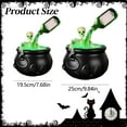 thumbnail image 3 of AKEGAMN Halloween Decorations Indoor Cauldron Halloween Decor With Floating Bottles And Diffuser Skeleton Cauldron With Floating Bottles And Fog Maker 10ml 【Lightweight and Material】: Made of high-q, 3 of 9