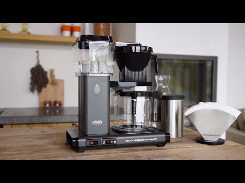 Moccamaster KBGV Automatic Drip Stop Coffee Maker (40 oz Glass Carafe) | Sandstone