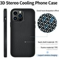 thumbnail image 2 of Phone Case for Heat Dissipation Magnetic: Effective Cooling Down iPhone 15 Pro Max - Protective Black Case, 2 of 16