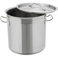 18 Quart Stainless Steel Stock Pot, Commercial Heavy Duty Large Soup