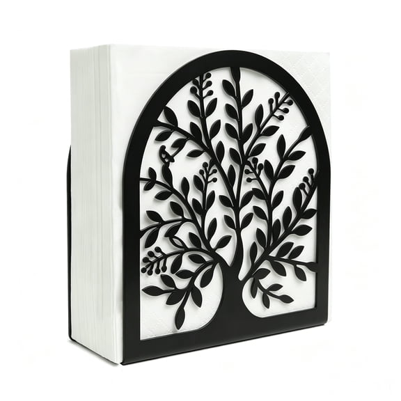 Lipengxiao Freestanding Metal Napkin Holder, Tissue Dispenser Rack for Kitchen, Dining Table