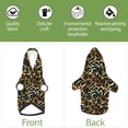 thumbnail image 6 of Xecao Teal Leopard Pattern Sweatshirts Winter Pet Dog Hoodie Puppy Coat Dog Sweaters Dog Clothes with Hat Dog Clothes Costume Outfit,Small Pets Wear-X-Large, 6 of 7