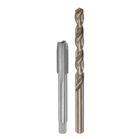 

Uxcell M9 x 1 H2 Straight Flute Thread Tap 8mm Drill Bit Set High Speed Steel