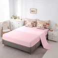thumbnail image 5 of Erosebridal Pink Flowers Car Twin Bedding Sets 7-Piece for Boys Girls,Rustic Cottage Camping Bedding Comforter Set for Boys Girls,Pink Reversible,Microfiber Bedroom Decor, 5 of 6
