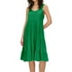 thumbnail image 1 of Vestido informal ligero sin mangas de color liso para mujer, ideal para primavera-verano, 1 of 4