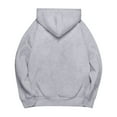 thumbnail image 4 of Chandail à Capuche pour Femmes Élégant Basique Manches Longues Col Rond Décontracté Doux Confortable pour l'Hiver, 4 of 5