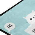 thumbnail image 2 of Coolnut Cat Kitchen Rug Anti Fatigue Kitchen Floor Mat Non Slip Waterproof Long Standing Mat Throw Kitchen Runner Rug, 39" x 20", 2 of 7
