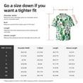 thumbnail image 5 of Sikiie Cactus Plants Men's Wrinkle Free Untucked Cuban Shirt Business Casual Button Down Shirts Short Sleeve ShirtSmall, 5 of 5