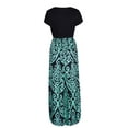 thumbnail image 4 of Dress for Womens Summer 4th of July Dresses Casual Vintage Print Maxi Dresses Plus Size Sun Dresses Wedding Guest Dresses with Pockets Shermie, 4 of 6