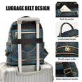 thumbnail image 4 of JIALIOU Mini Backpack Purse for Women Quilted Casual Daypack Small Travel Shoulder Bag, Abstract Cerulean Geometric, 4 of 7