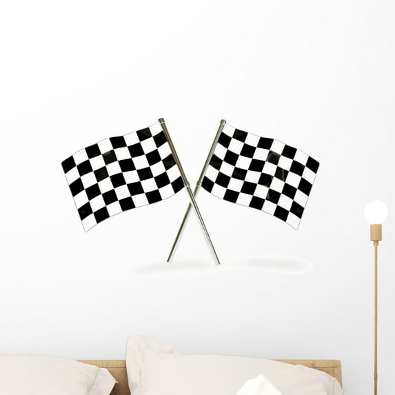 Sport Flag Wall Decal by Wallmonkeys Peel and Stick Graphic (24 in W x 14 in H) WM26361