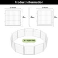 thumbnail image 3 of SunsGrove Decorative Garden Fence with Gate 24 in(H) x 22.2 ft(L) 12 Panels, Heavy Duty Metal Animal Barrier for Dog and Rabbit, Outdoor Fencing, Easy Set Up, White, 3 of 9
