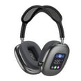 thumbnail image 3 of Gaming Headset with Microphone TF,LED large screen displays Design, Wireless Bluetooth 5.4 Headphones Active Noise-Cancelling 30H Play Soft Earmuffs, 3 of 18