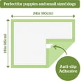 thumbnail image 5 of Pogi's Dog Training Pads with Adhesive Sticky Tabs (40-Count) (18x24in) - Absorbent Puppy Pads, Earth-Friendly Dog Pads, Plant-Based Puppy Pee Pads for Dogs, Cats, and Small Animals - Puppy Supplies, 5 of 9