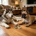 thumbnail image 4 of Solid Brass Engraved Pet ID for Dogs and Cats Nameplates Collar Labels, 4 of 4