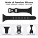 thumbnail image 2 of Paquete de caja Slim Band Compatible con Apple Watch Bands Adepaton CZDZ-HY144-1, 2 of 5