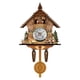 thumbnail image 5 of Monstrate Reloj pájaro estilo escandinavo Retro montado en la pared Auto columpio campana péndulo decoración de pared suministros de Type1 NO1, 5 of 6