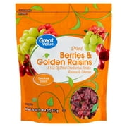 Great Value Dried Berries & Golden Raisins, 20 oz