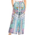 thumbnail image 2 of Sakkas Anie Women's Boho Casual Flowy Flare Palazzo Wide Leg Pants Floral Print - 490 - One Size, 2 of 5
