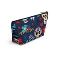 thumbnail image 4 of Day of The Dead Sugar Skull Makeup Bags Women's Bags Cosmetic Pouch Bag, 4 of 6