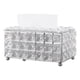 thumbnail image 2 of Facial Tissue Holder Light Luxury Crystal Metal Silver Tissue Dispenser Box for Living Room, 2 of 5