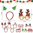 thumbnail image 3 of Juego de diademas navideñas y marcos para gafas, 12 piezas, WODMAZ, 3 of 5