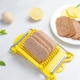 thumbnail image 4 of Wosthever Cortador de jamón, separador de huevos, vegetal, desayuno, queso, mantequilla, picador, fruta, plátano, sandía, separador de cocina Cocina y Comedor amarillo Wosthever HA006580-02B, 4 of 6