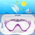 thumbnail image 2 of Máscara de natación FPXNB para niños, gafas de natación, antivaho, UV 180°, 2 of 6