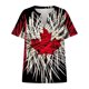 thumbnail image 4 of Fiudx Ofertas Flash Del Día Tops de Talla Grande para Mujer, Blusa Sexy con Cuello En V, Blusa de Manga Corta de Verano Holgada Informal de Encaje, 4 of 4