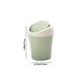 thumbnail image 3 of SSZMDLB Desktop Trash Can, Plastic Flip Lid Waste Bin for Home Office Desk, Car, Living Room, Kitchen, Cute Mini Garbage Container, Small Trash Basket, 3 of 6