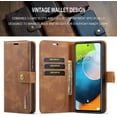 thumbnail image 4 of for Samsung Galaxy A53 5G Genuine Leather Wallet Case, Detachable 2 in 1 Split Leather Wallet Phone Cover,Magnetic Pouch Shell, 4 of 8