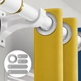 thumbnail image 2 of 80Pcs Plastic Curtain Rings Curtain Self-lock Circles Curtain Rings Drapery Rings, 2 of 8