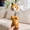 Earthy Yellow, variant on Pull-and-Play Tiger Pals Plush Keychain – Cute Mini Tiger Toys for Bag, Backpack or Car Mirror