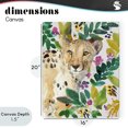 thumbnail image 4 of Stupell Industries Bohemian Garden Plants Cheetah Canvas Art, 16 x 20, by Lanie Loreth, 4 of 8