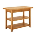 thumbnail image 5 of Better Homes & Gardens Reading Wood Kitchen Island with 2 Shelves and Drawers, Light Honey Color, 5 of 11