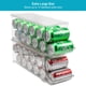 thumbnail image 3 of Sorbus Organizador de latas de refresco para refrigerador, dispensador apilable de latas con tapa para frigorífico, despensa y congelador, capacidad para 12 latas cada una, diseño transparente sin BPA, 3 of 5