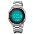 thumbnail image 4 of Luminous Multifunctional Digital Sports Watch, waterproof chronograph watch with alarm countdown, soft silicone strap for outdoor use,,Multicolor D, 4 of 5