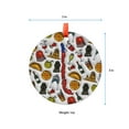thumbnail image 5 of Chile Christmas Ornament, Ceramic/Acrylic Ornament, Gift for Mom, Romantic Valentine Decoration, Holiday Festival Ornament, Heirloom 2025, 5 of 5