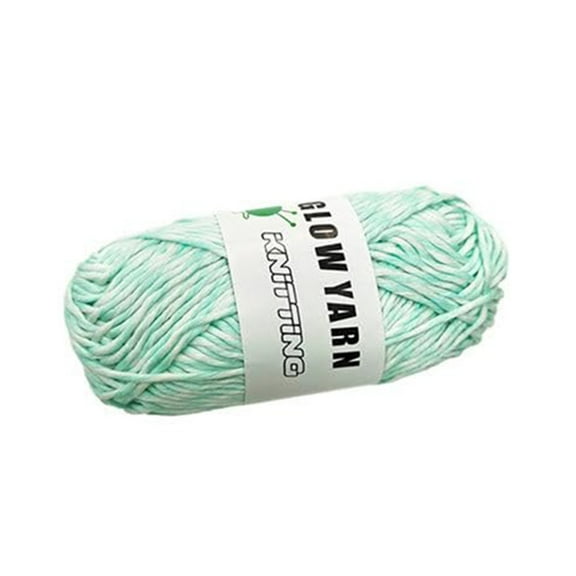Winty Crochet Yarn,Medium Weight Yarn,Dark Yarn for Crochet 2Mm Fancy Luminous Skein 1 Piece Yard Luminous Yarn Suitable for Beginners To Knit,Cotton Yarn