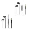thumbnail image 3 of Methold Auriculares antirruido para dormir con micrófono Auriculares de silicona Auriculares con cancelación de ruido en la oreja Suministro de Doble 3.5mm Negro 2piezas, 3 of 5