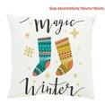 thumbnail image 1 of Chris Christmas Pillow Case With Beautiful Pattern Christmas Sofa Pillow Case, 1 of 5