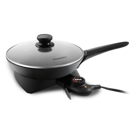 Elite Gourmet 10.5”x 2” Electric Skillet with Handle