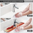 thumbnail image 4 of Coolnut Love Tree Sink Splash Guard for Faucet 2 Packs Faucet Absorbent Mats, Red Heart Flowers Faucet Handle Drip Catcher for Kitchen, Bathroom,Sink Mat, Dish Drying Mat, 30"x5.5", 4 of 7