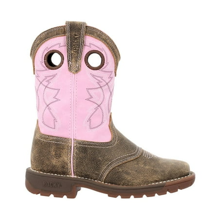 

Rocky Kids Girls Legacy 32 8 Square Toe Casual Boots Mid Calf