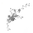 thumbnail image 1 of Leaf Rhinestone Hair Clip,Leaves Rhinestone Clip Lightweight Leaf Rhinestone Hairpin Leaves Rhinestone Clip Finest Materials, 1 of 8