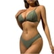thumbnail image 2 of Trajes de baño para mujer, Trajes de baño para mujer, Trajes de baño de dos piezas de color liso para mujer, Trajes de baño con tirantes para mujer, 2 of 8