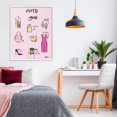 thumbnail image 3 of Stupell Industries Shabby Chic Feminine Glam Outfit of the Day White Framed Giclee Art, 24 x 30, by Tara Boone, 3 of 8