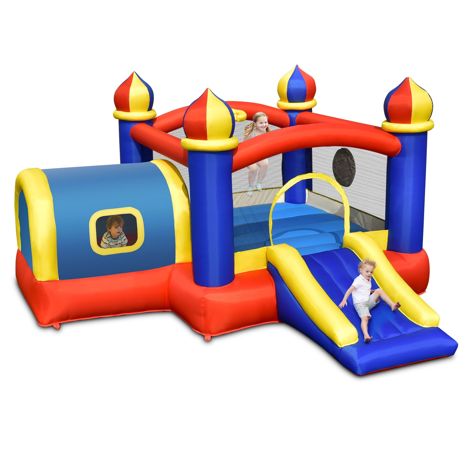Topbuy Kids Inflatable Bounce House Jump Bouncer without Blower